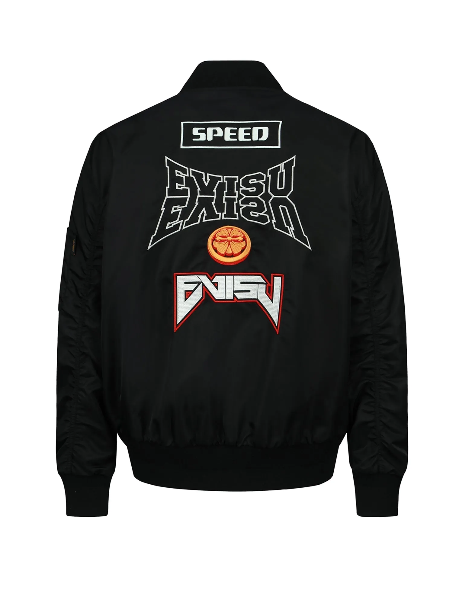 Logo and Kamon Embroidered MA-1 Bomber Jacket