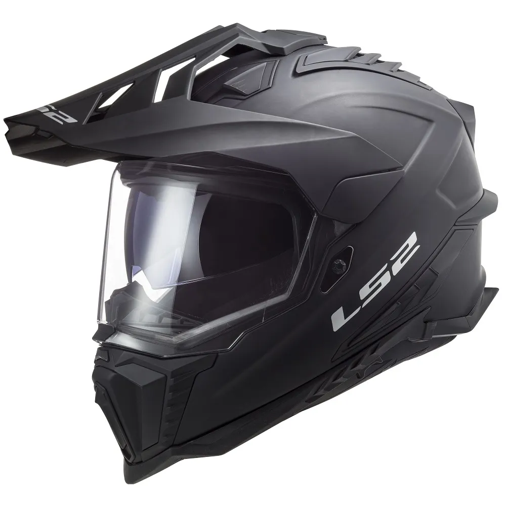 LS2 MX701 Explorer Plain Helmet - Matt Black