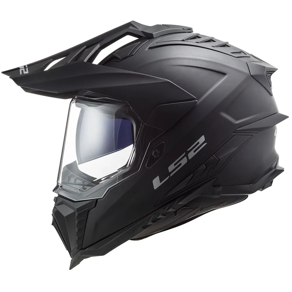 LS2 MX701 Explorer Plain Helmet - Matt Black