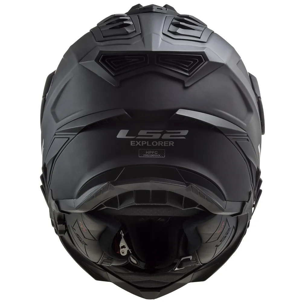 LS2 MX701 Explorer Plain Helmet - Matt Black