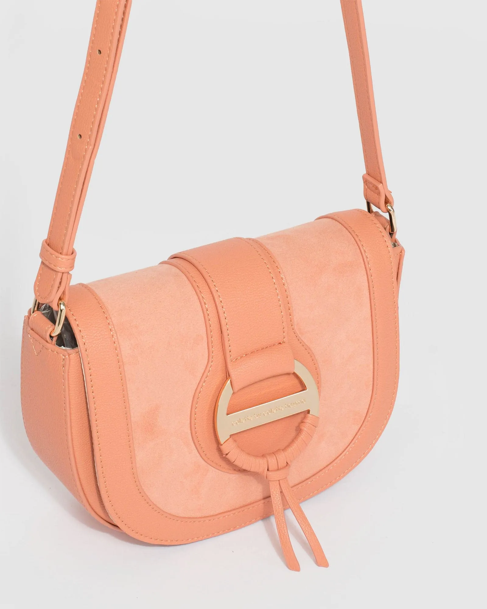 Luz Orange Ring Crossbody Bag