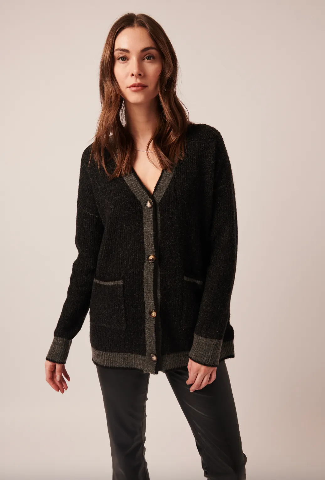 Lyra Cardigan - Smokey Chimney
