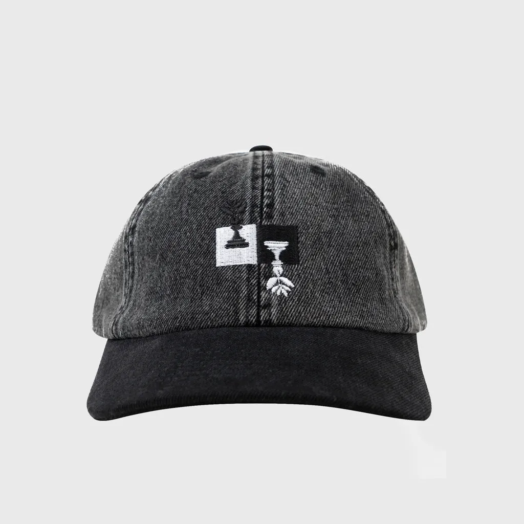 Magenta Skateboards - Chess Dad Cap - Black Denim