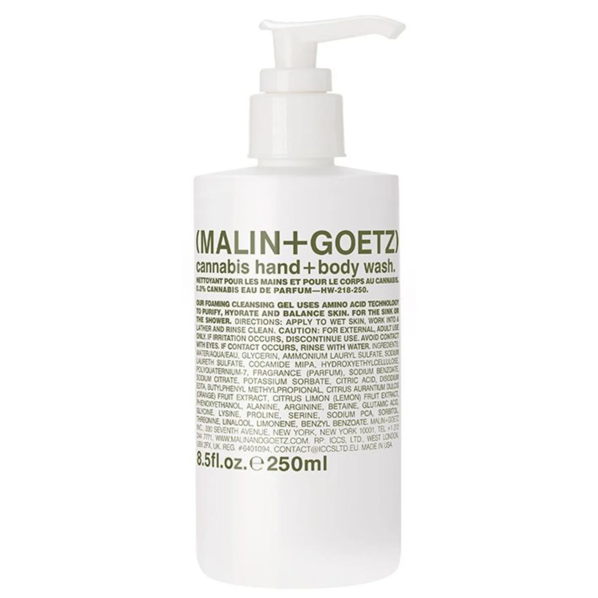 Malin + Goetz Cannabis Hand and Body Wash