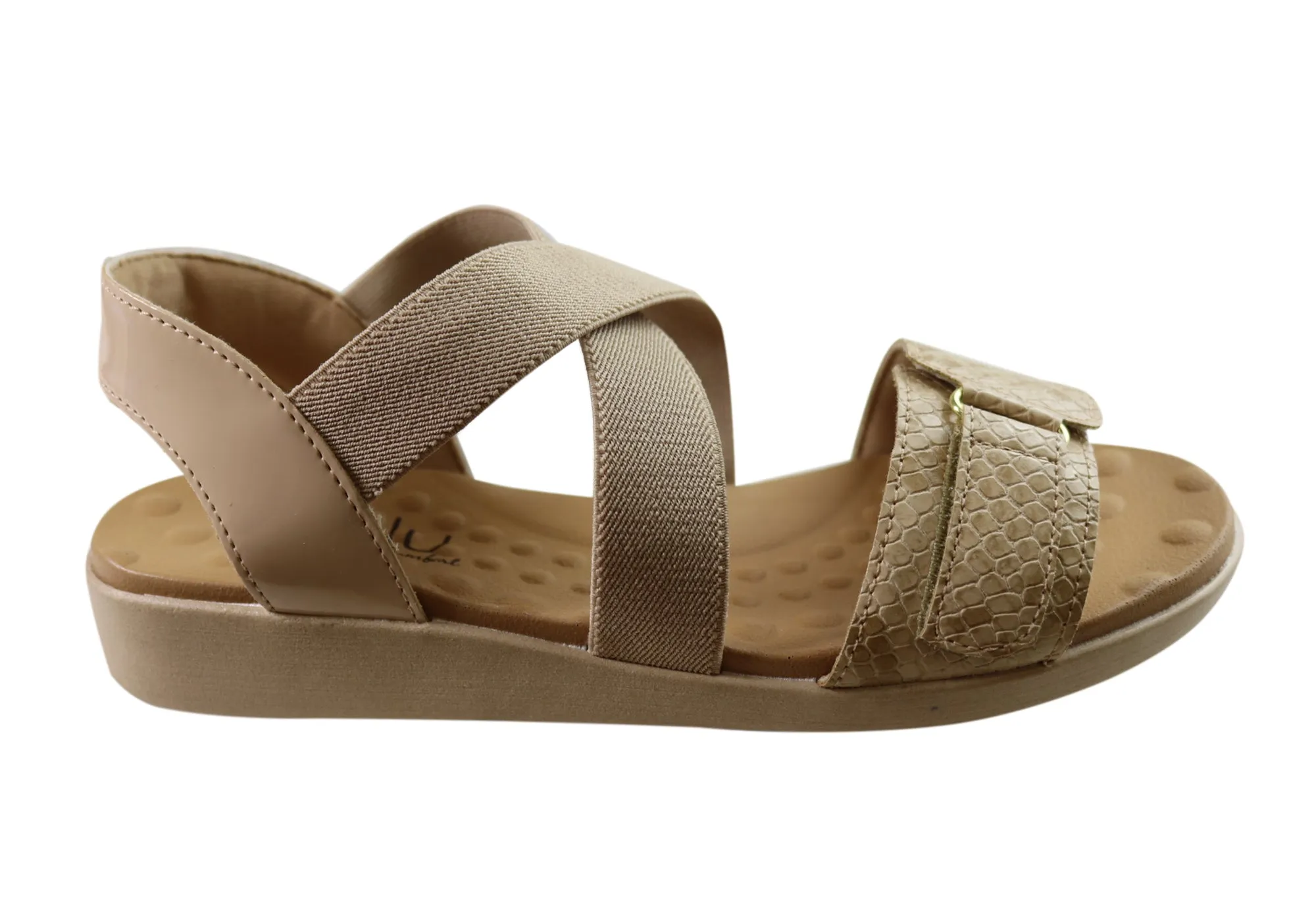 Malu Supercomfort Britta Womens Comfortable Sandals Made In Brazil