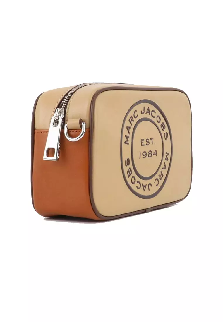 Marc Jacobs MARC JACOBS Signet Flash Colorblocked Leather Crossbody Bag Iced Coffee Multi H125L01RE21