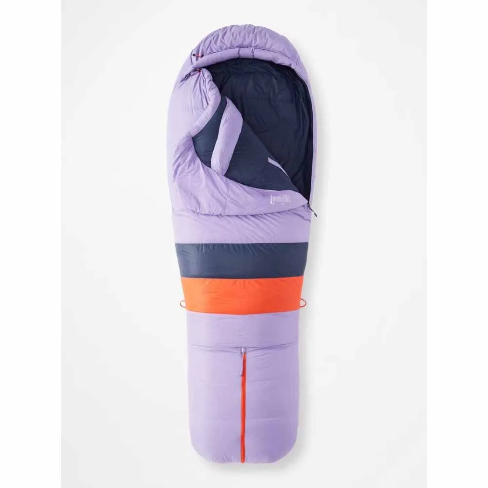 Marmot Women's Teton 15° Sleeping Bag - Paisley Purple/Arctic Navy