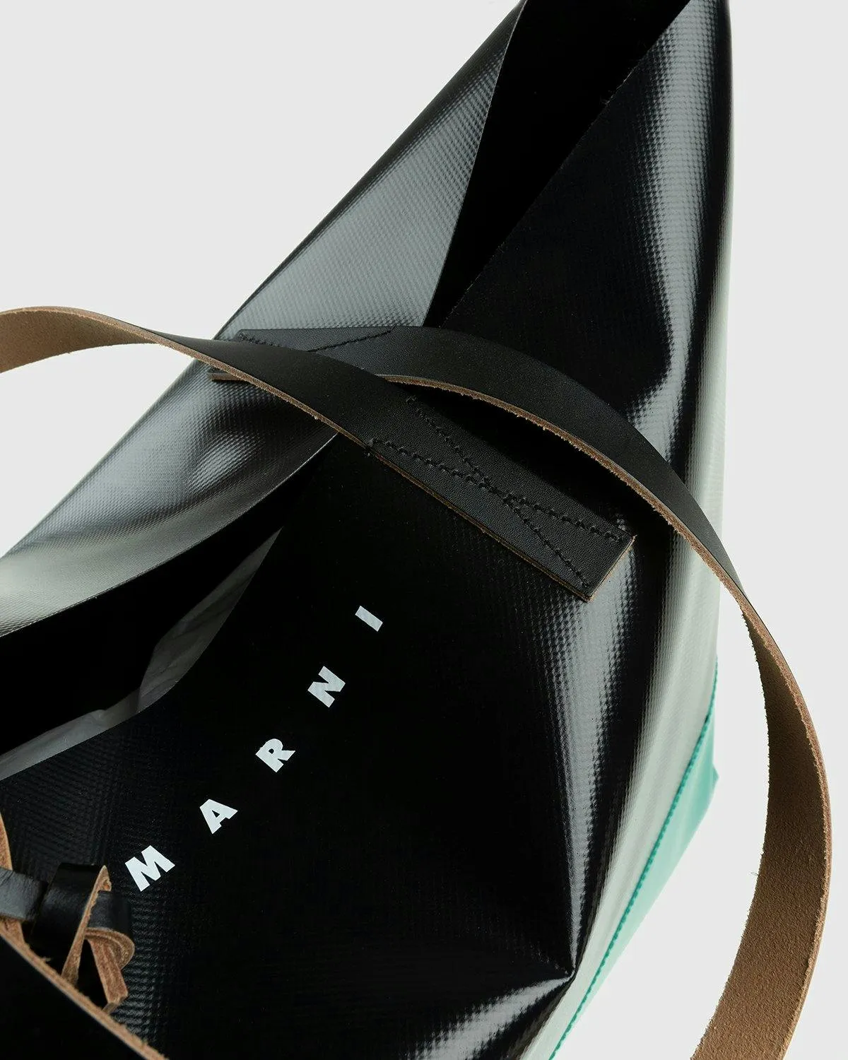 Marni – Tribeca Two-Tone Tote Bag Black/Green | Highsnobiety Shop