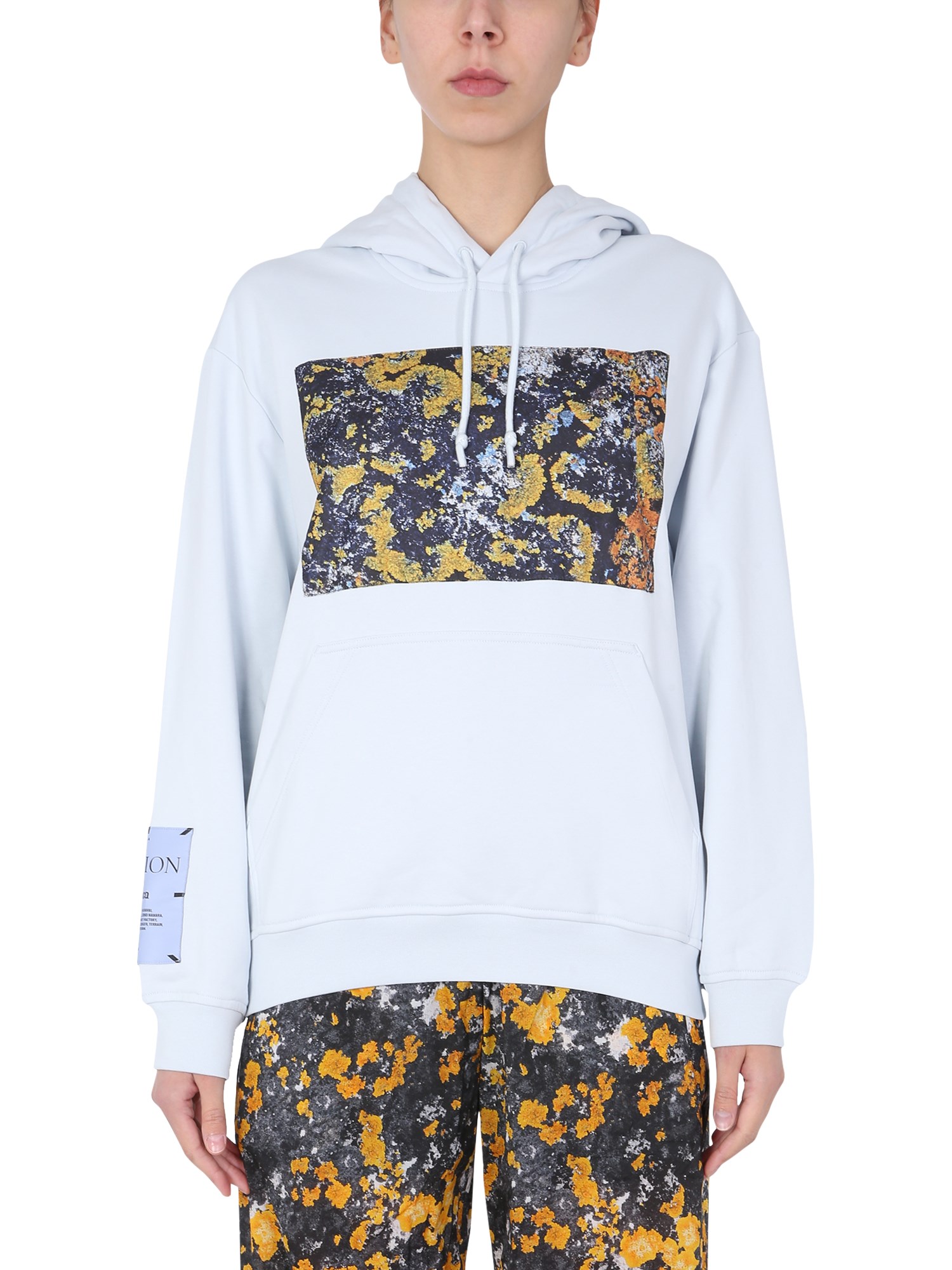 MCQ    ALBION HOODED COTTON JERSEY SWEATSHIRT