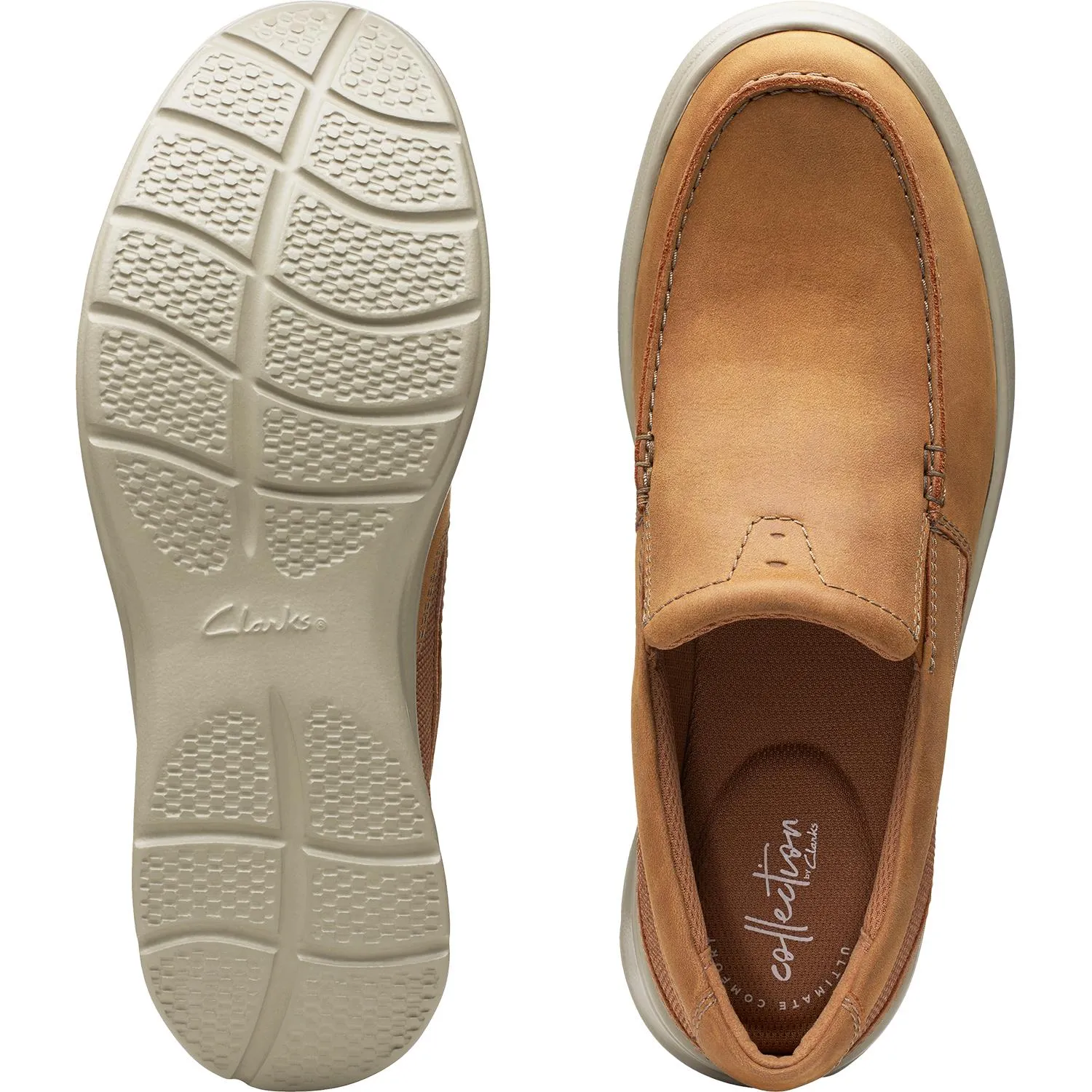 Men's Clarks Cotrell Easy Tan Leather
