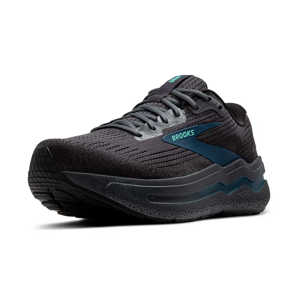 Men's Ghost Max 2 Running Shoe - Ebony/Cockatoo/Blue Sapphire - Regular (D)