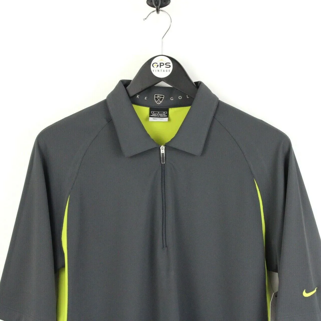 Mens NIKE Golf Polo Shirt Grey | Small