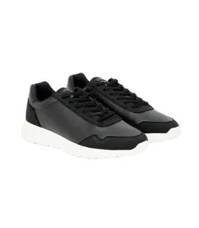 Mens zetland mve suede trainers black Crosshatch