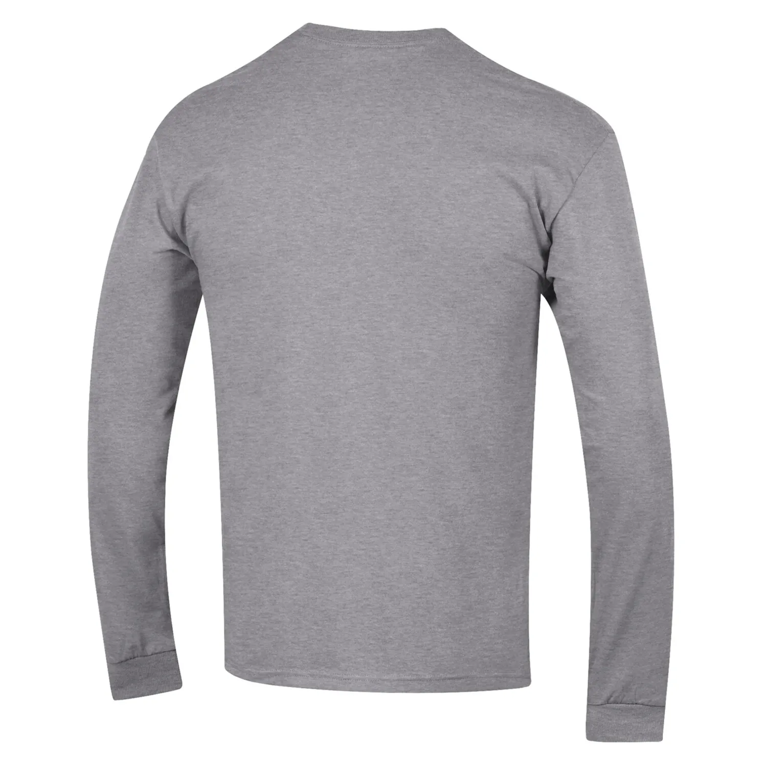 Men's Champion Gray Georgia Bulldogs Soccer Stack Logo Long Sleeve T-Shirt