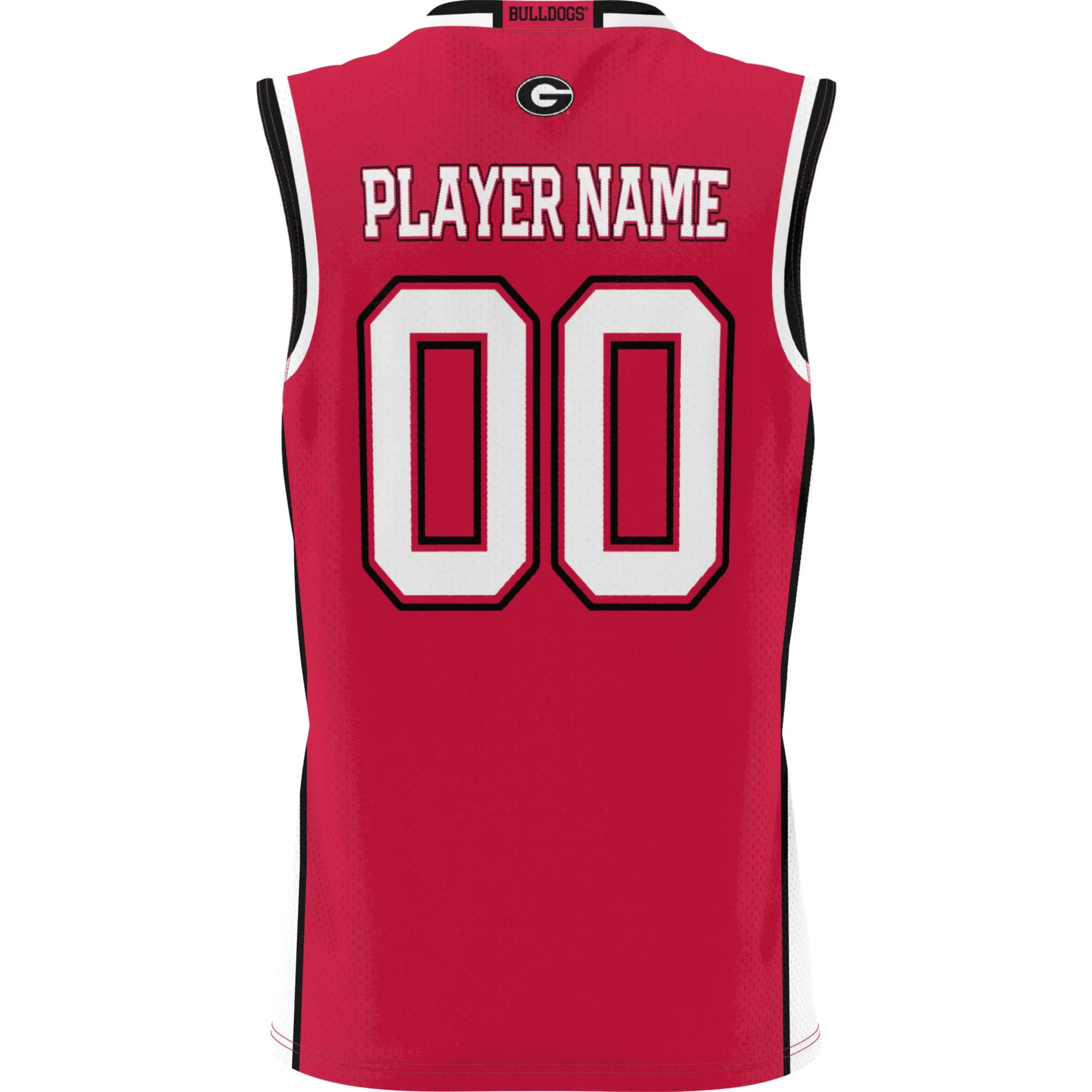 Men's GameDay Greats Red Georgia Bulldogs NIL Pick-A-Player Lightweight Basketball Jersey