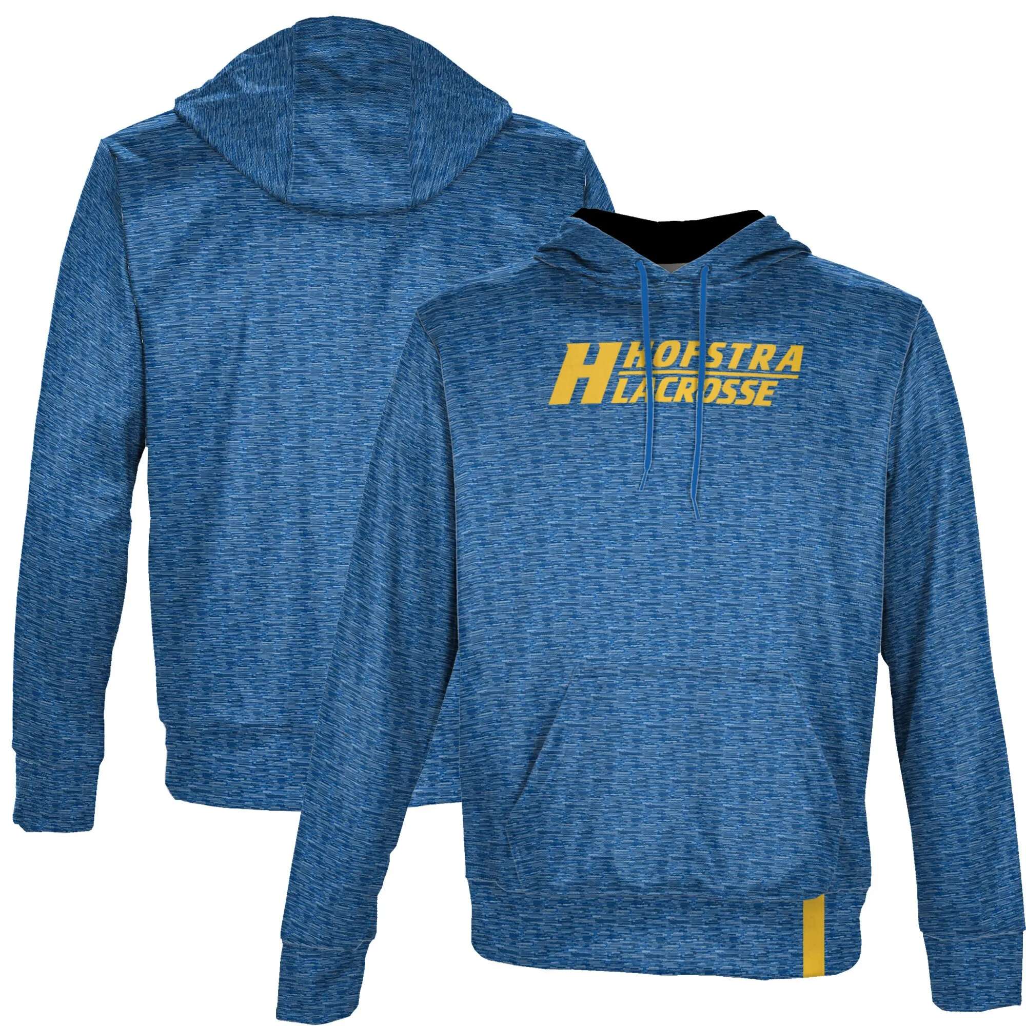 Men's ProSphere Blue Hofstra University Pride Lacrosse Name Drop Pullover Hoodie