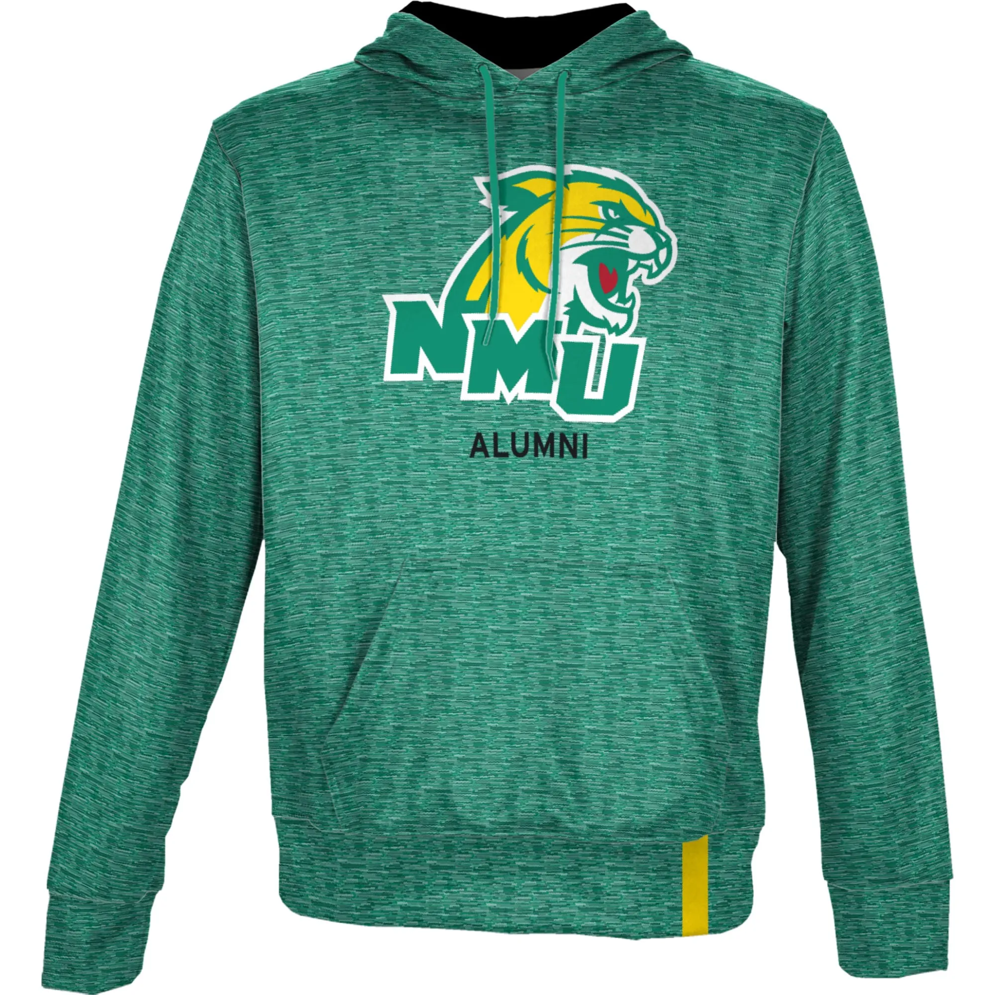 Men's ProSphere Green Northern Michigan Wildcats Alumni Name Drop Pullover Hoodie