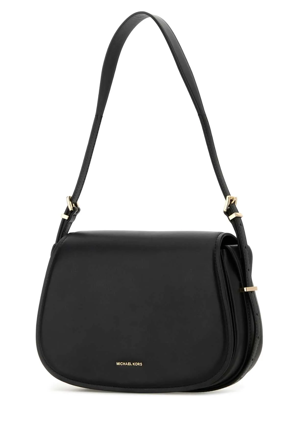 Michael By Michael Kors Black Leather Moore Shoulder Bag