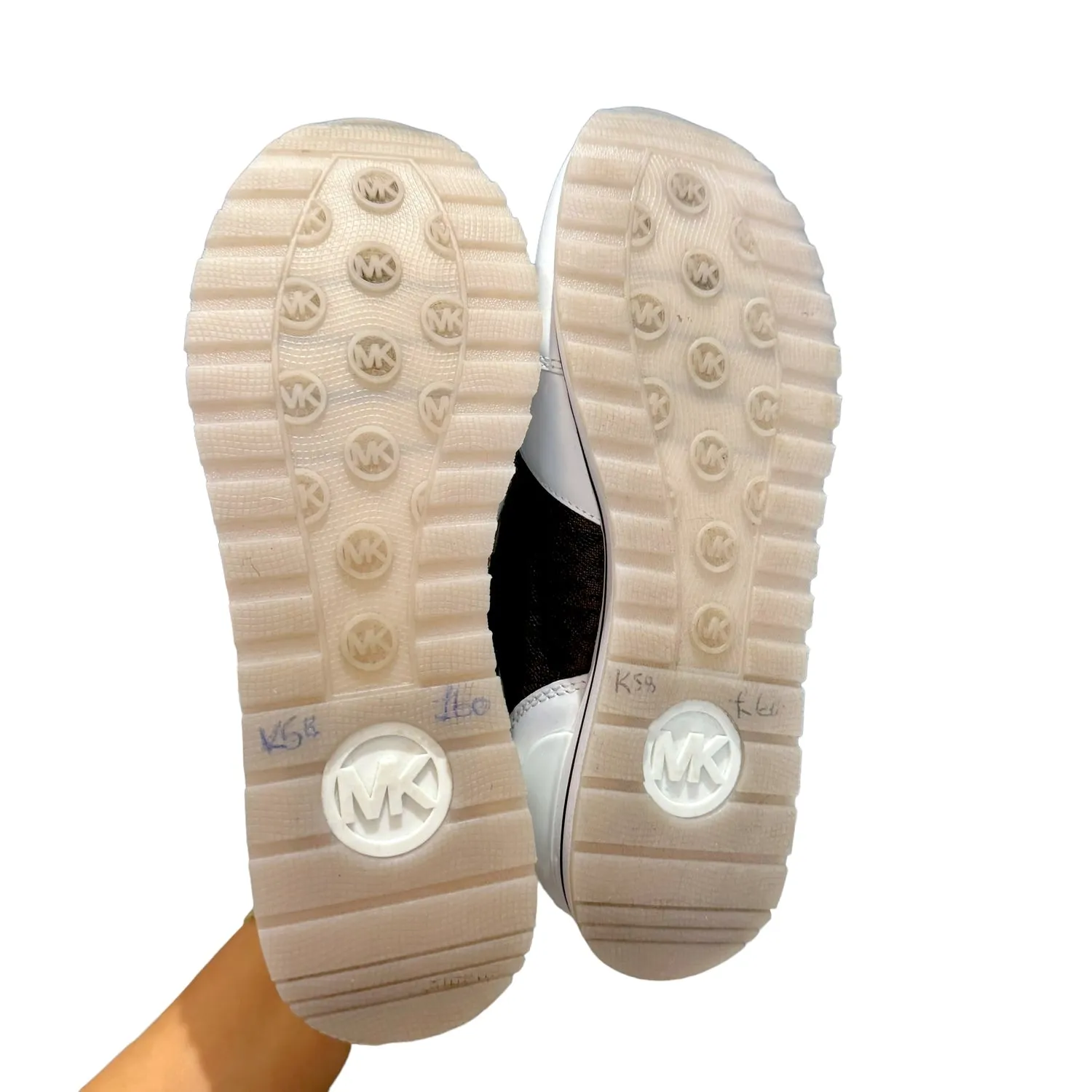 Michael Kors White and Brown Trainers - 6