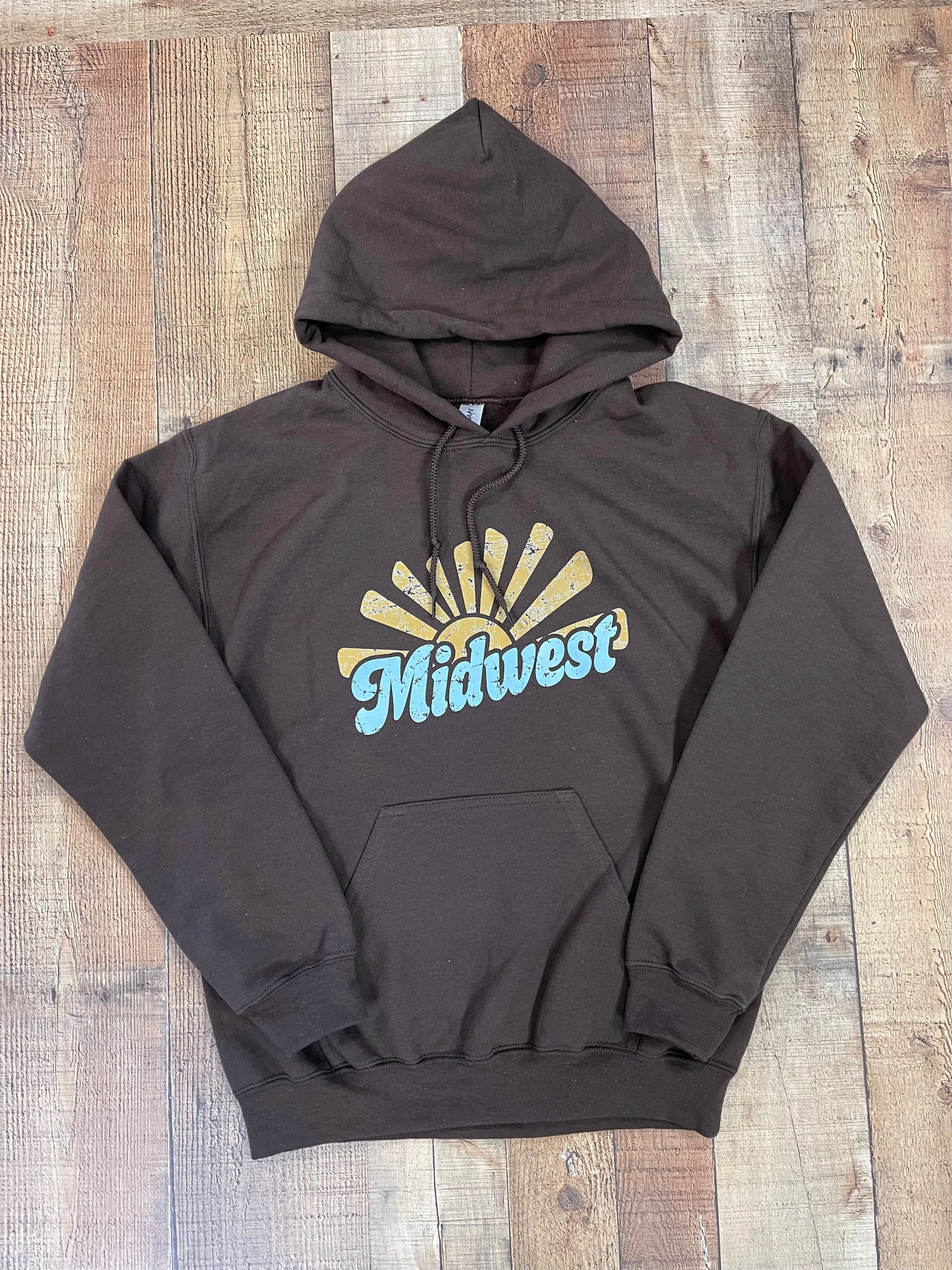 MIDWEST Graphic Unisex Fleece Hooded Sweatshirt ET18500-G-780-C