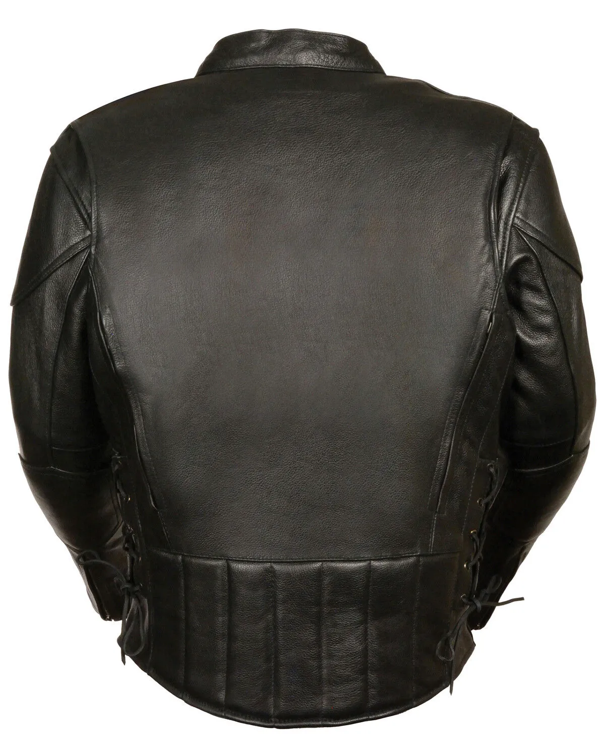 Milwaukee Leather Men's Side Lace Vented Scooter Jacket - 4X