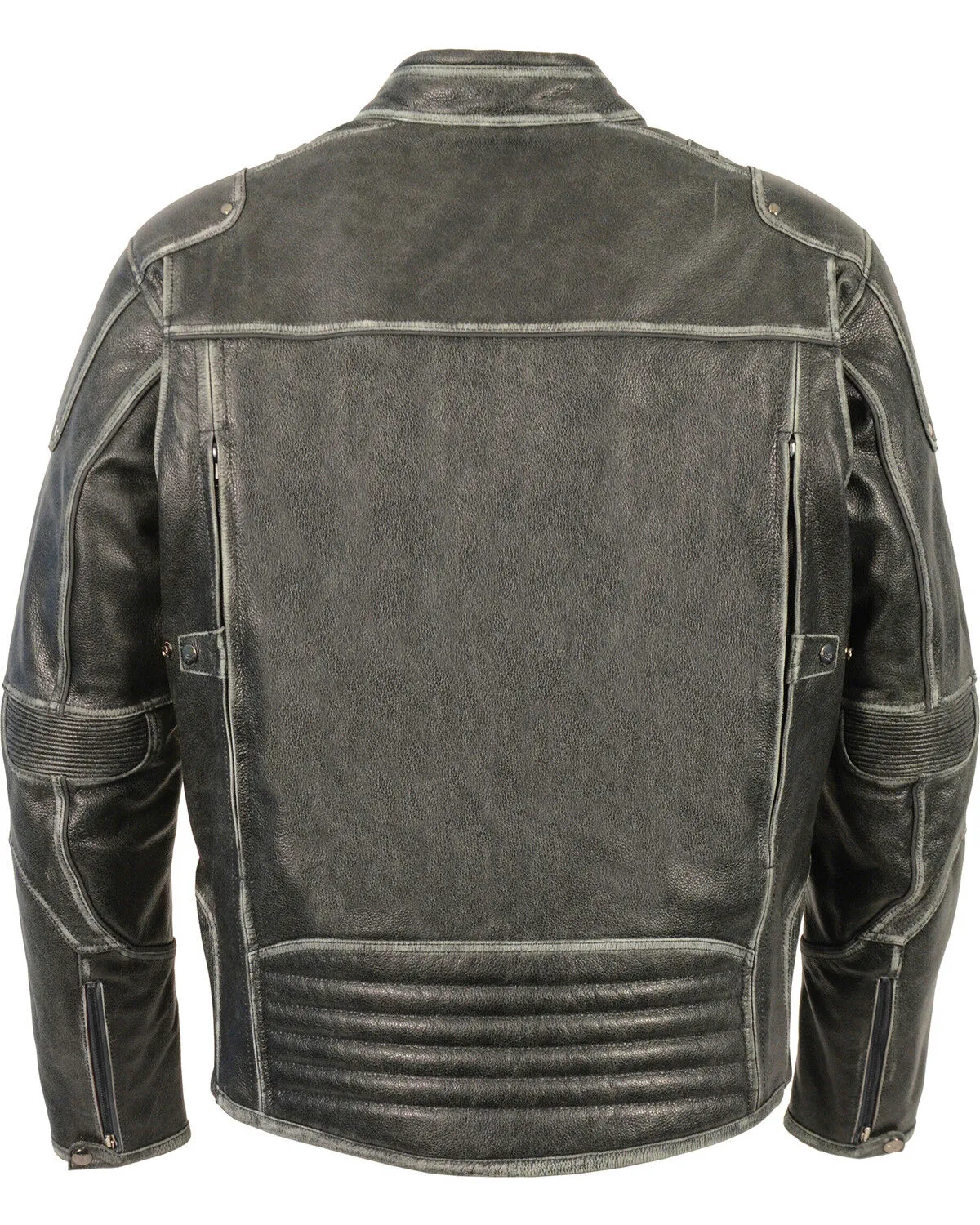 Milwaukee Leather Men's Vintage Distressed Triple Vented Jacket - 4X