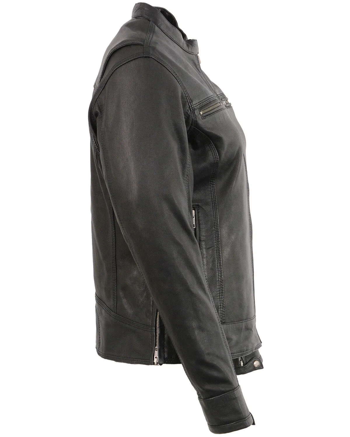 Milwaukee Leather Women's Lightweight Triple Stitch Vented Scooter Jacket