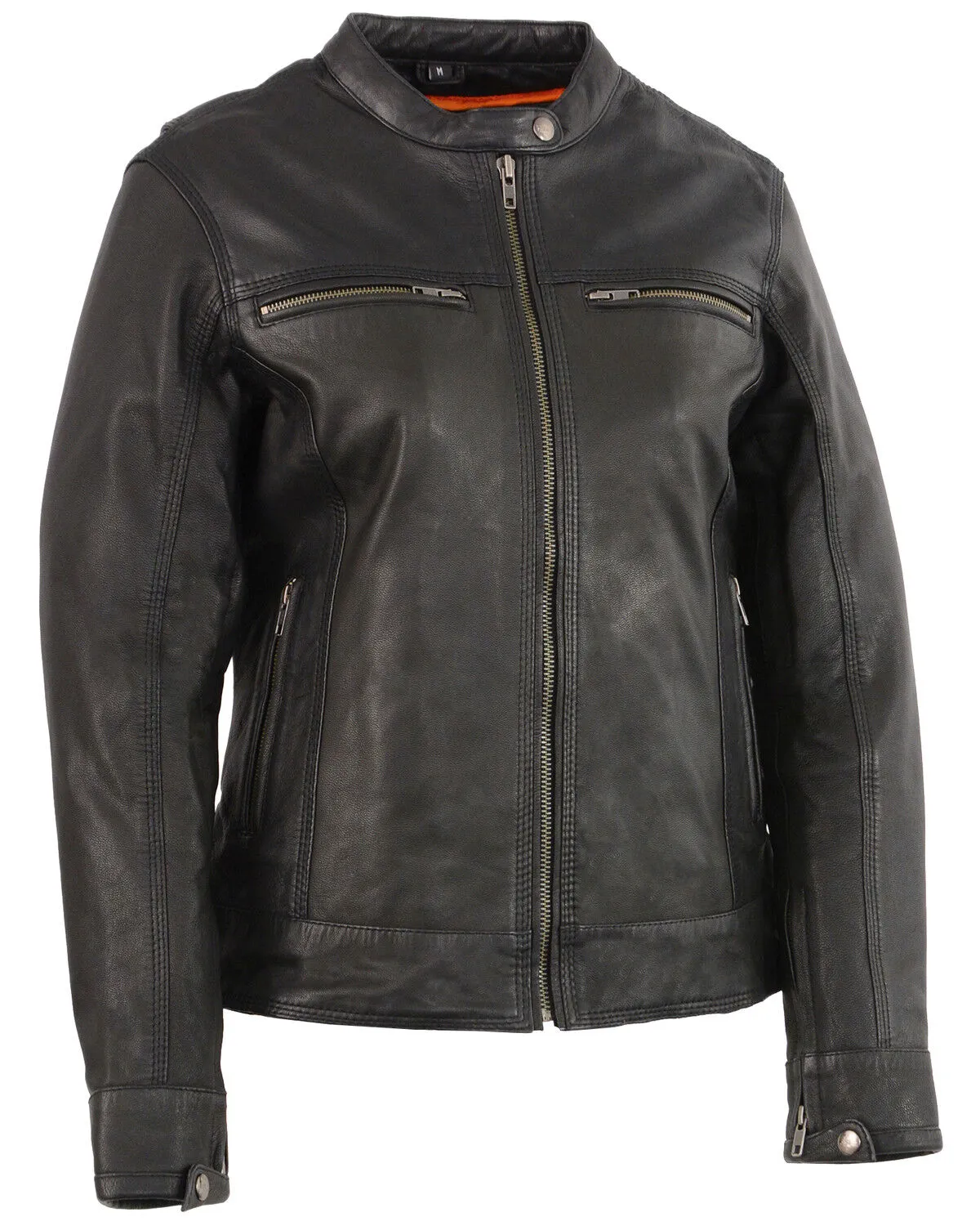 Milwaukee Leather Women's Lightweight Triple Stitch Vented Scooter Jacket