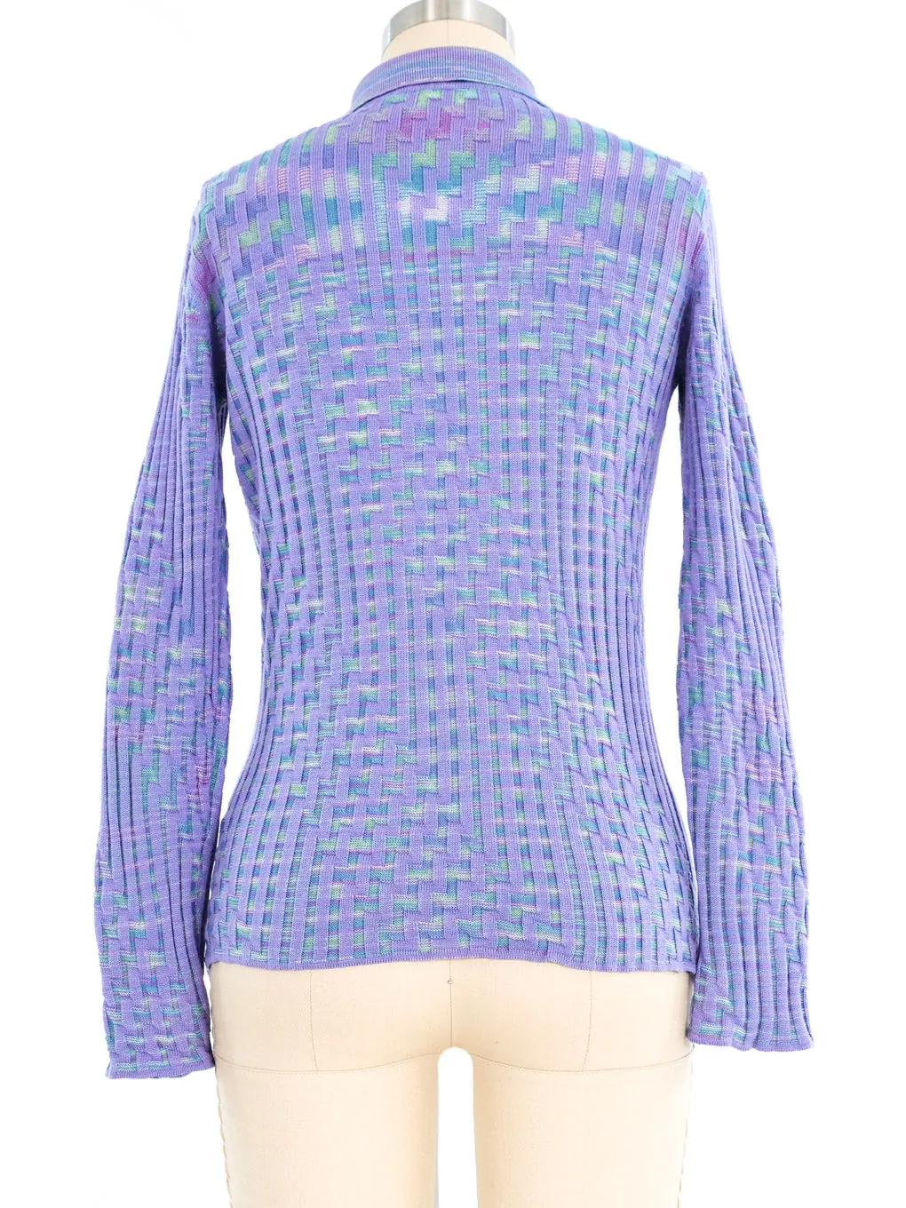 Missoni Lavender Knit Cardigan