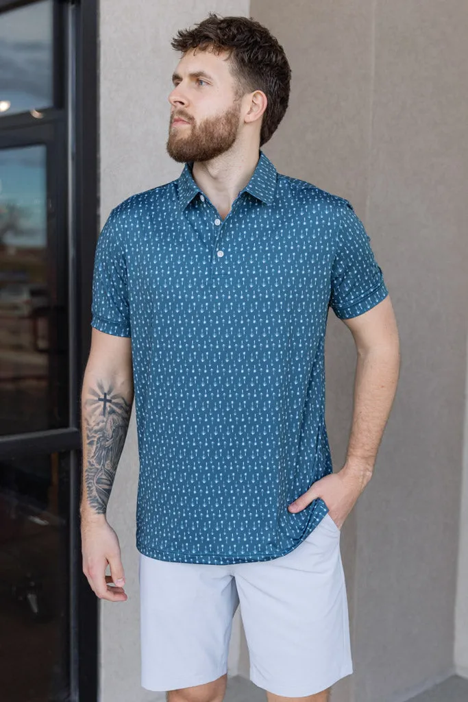 Mizzen & Main Versa Polo, Balsam Agave