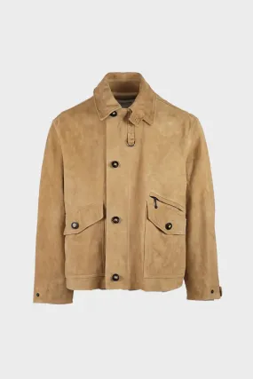 MK-3 Leather Jacket - Sand Beige