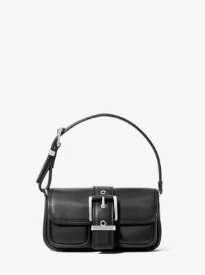 MK Colby Extra-Small Leather Shoulder Bag - Black - Michael Kors