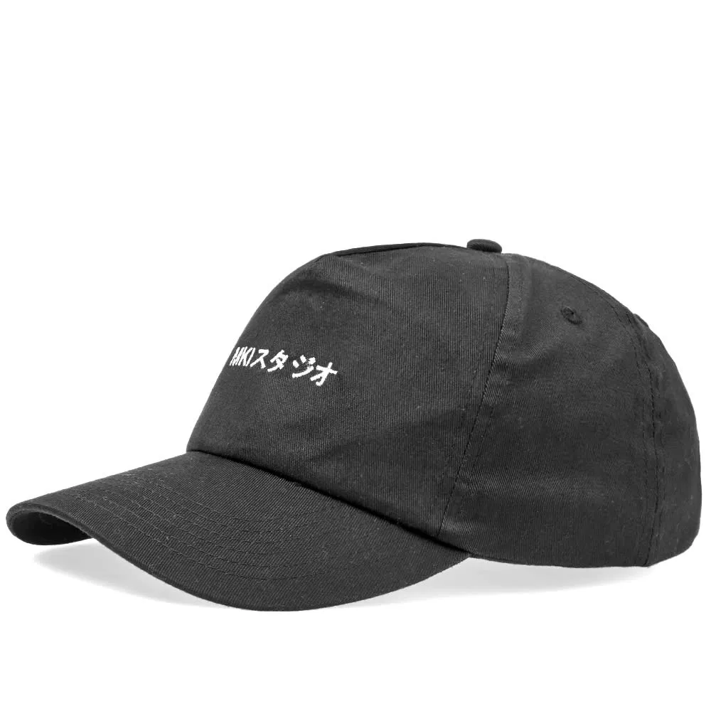 MKI Curved Peak Baseball CapBlack