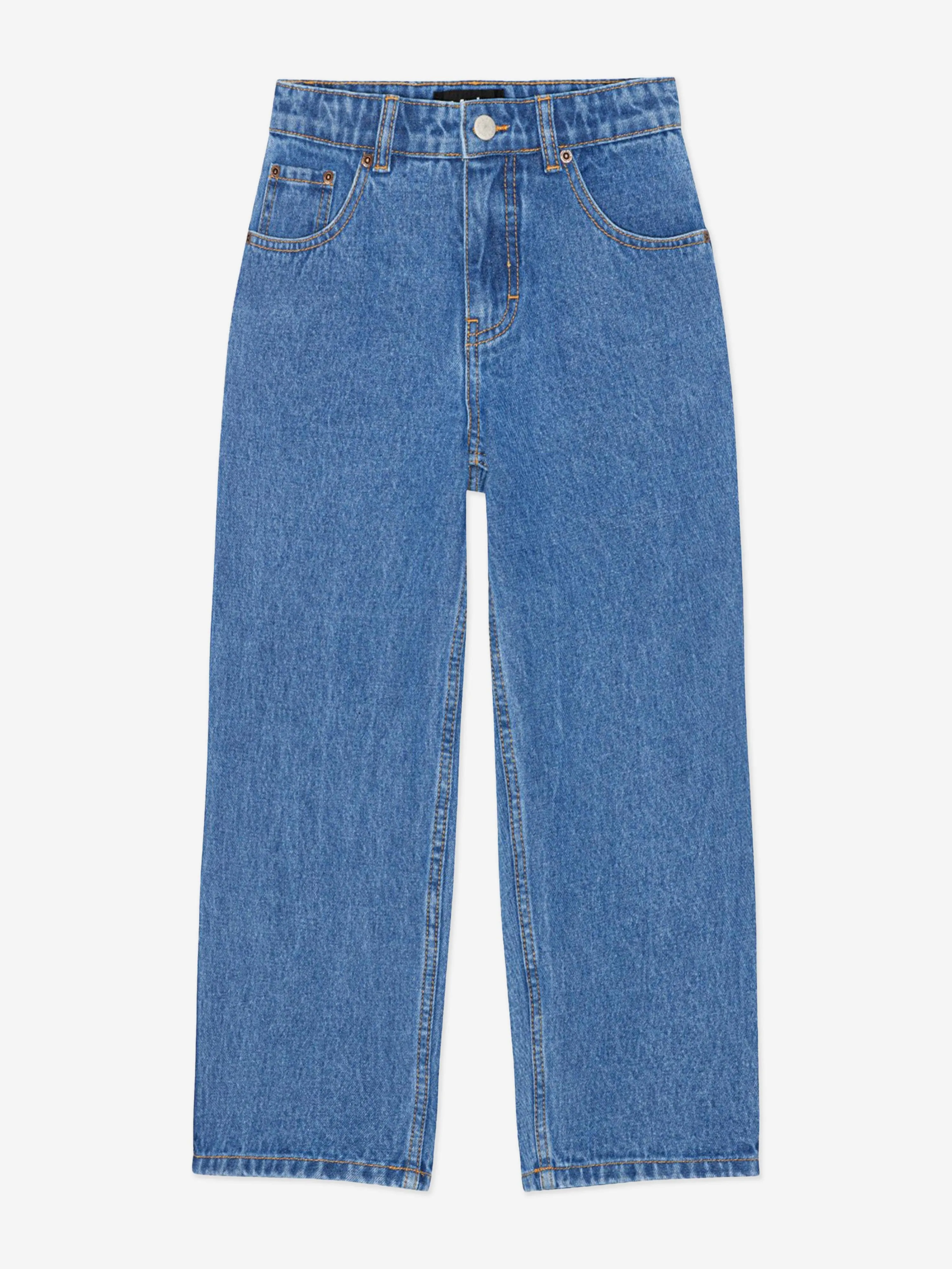 Molo Kids Stone Denim Regular Jeans in Blue