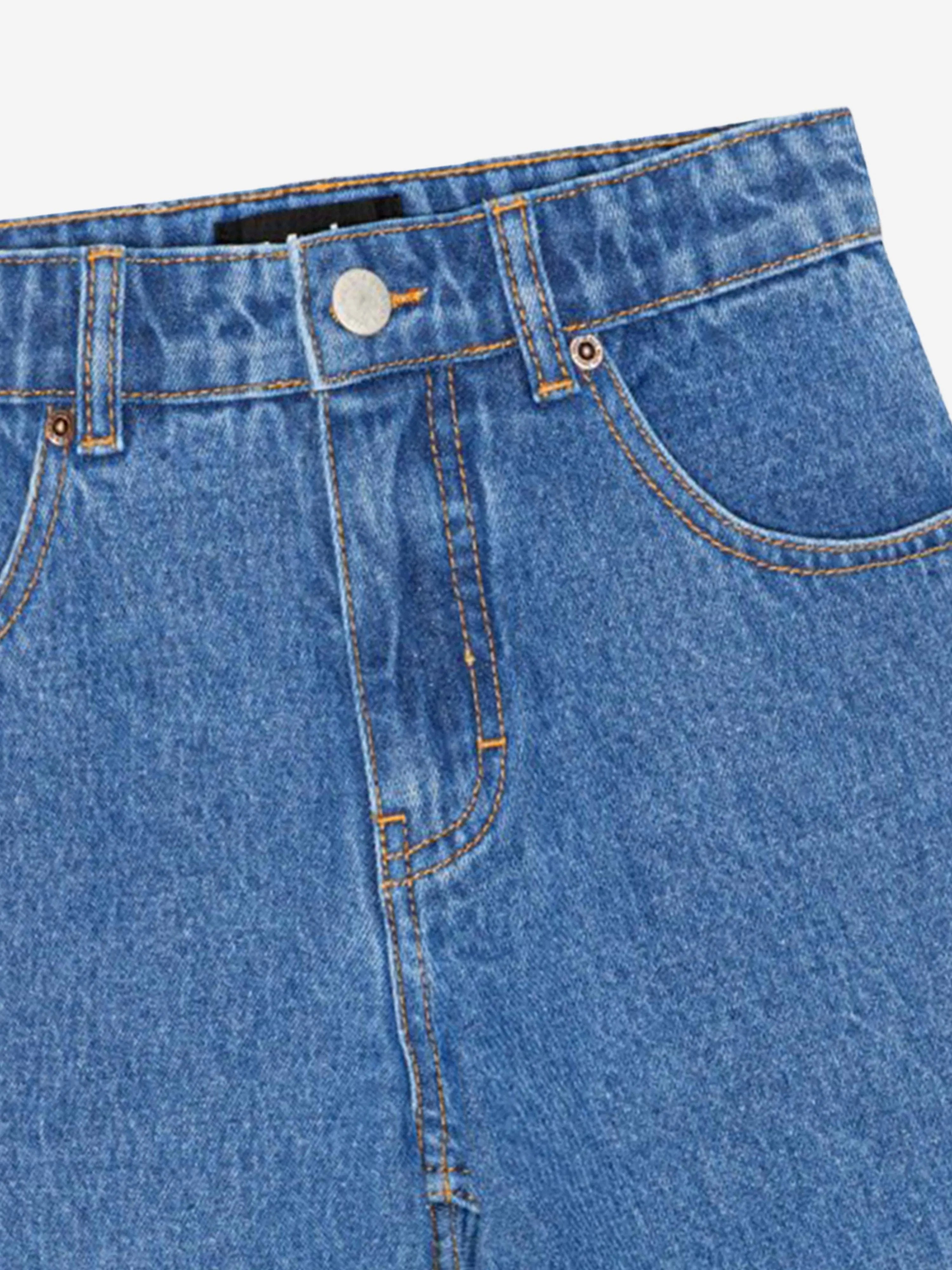 Molo Kids Stone Denim Regular Jeans in Blue