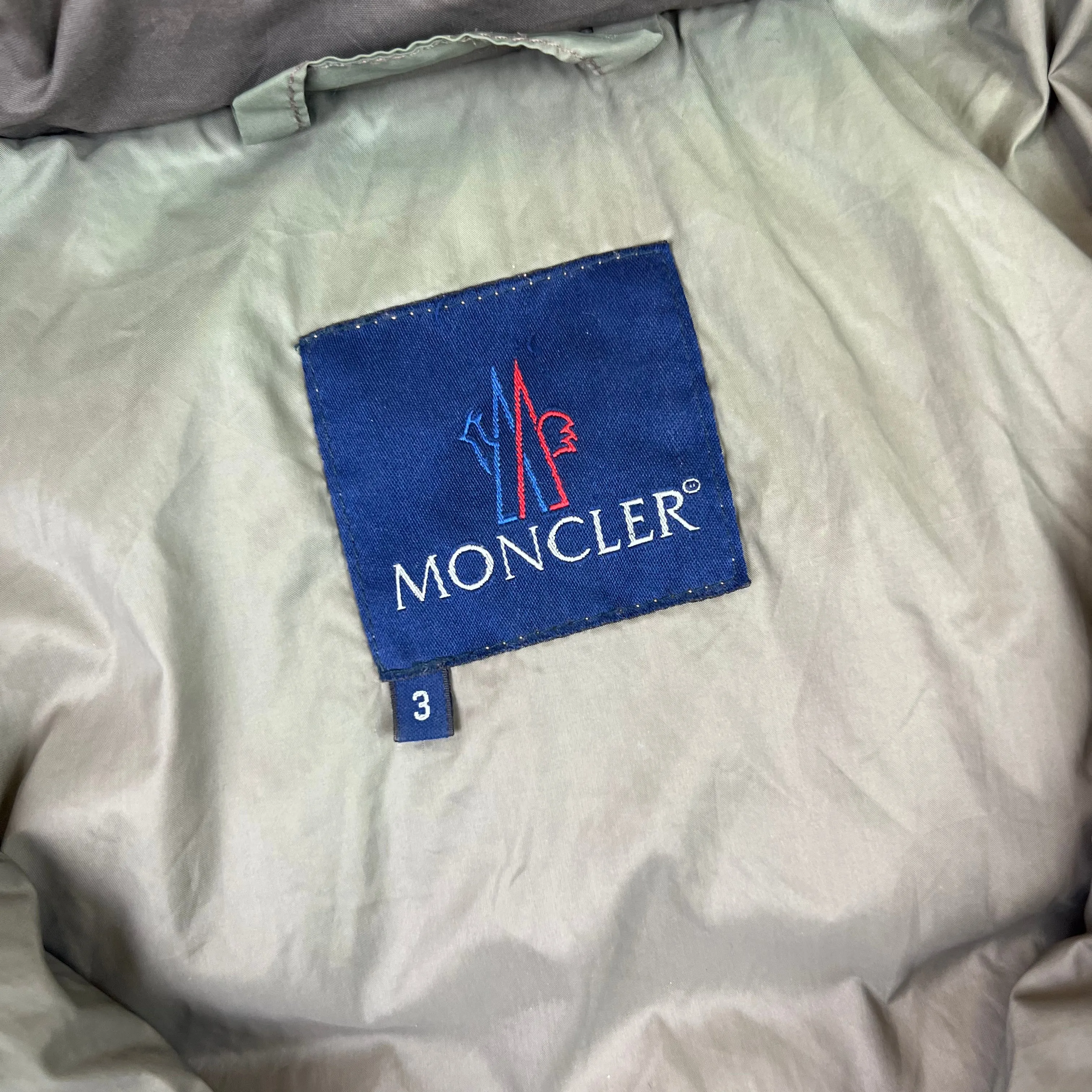 Moncler Grey Down Puffer Jacket