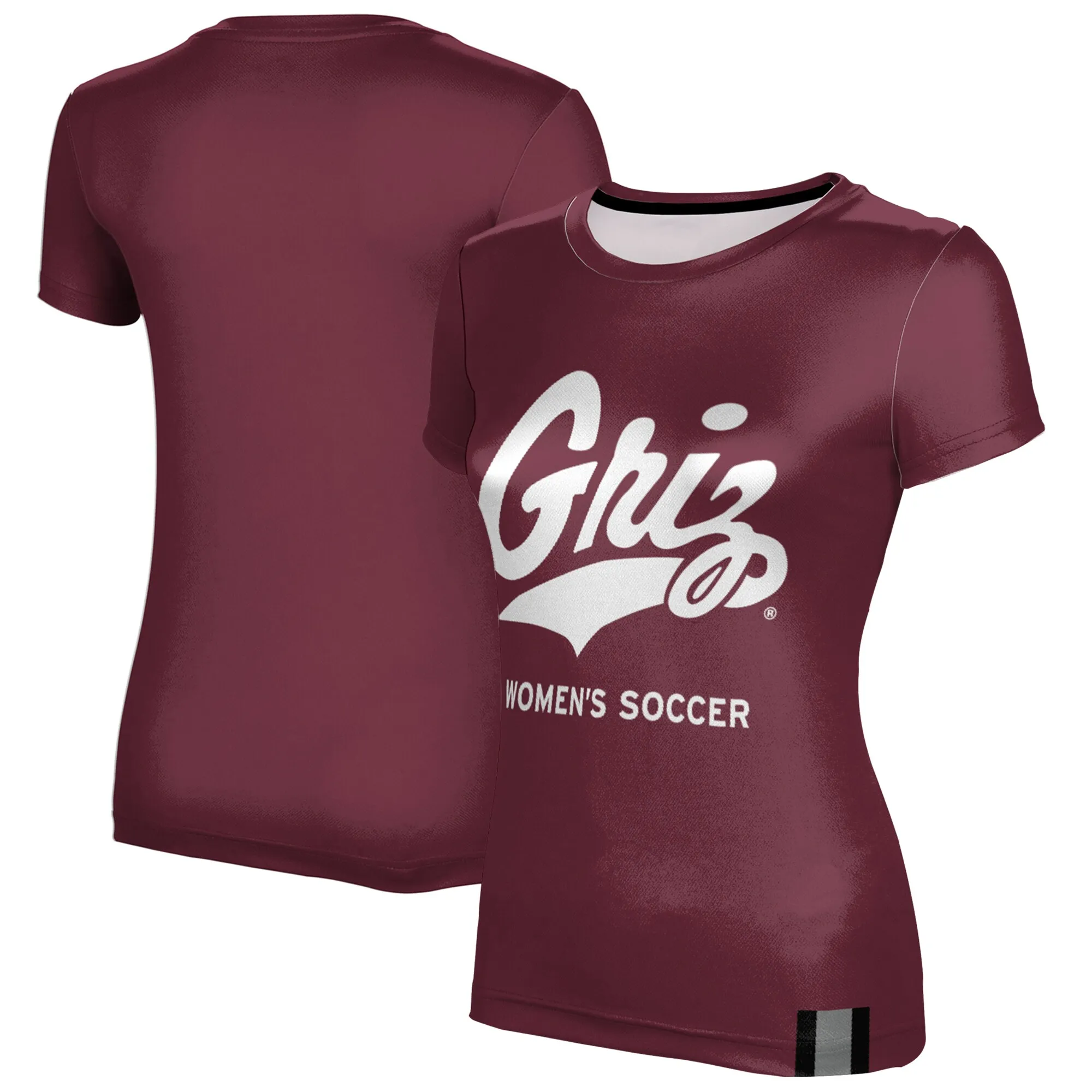 Montana Grizzlies Women's Maroon Women's Soccer T-Shirt