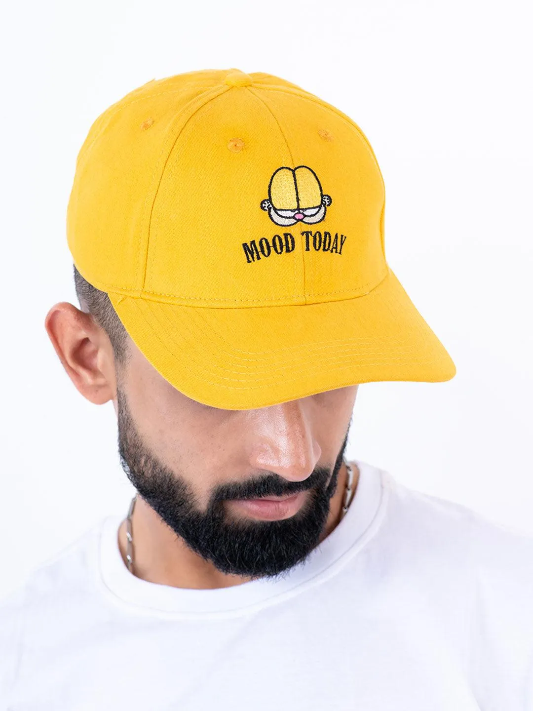 Mood Today Yellow Free Size Unisex Baseball Caps