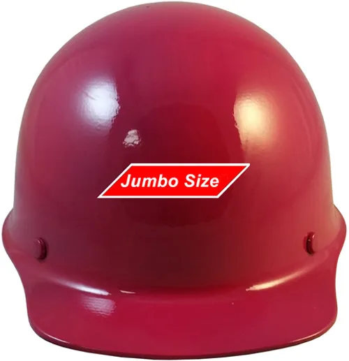 MSA Skullgard (LARGE SHELL) Cap Style Hard Hats with STAZ ON Suspension - Raspberry