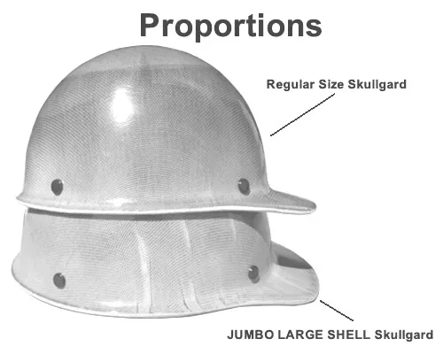 MSA Skullgard (LARGE SHELL) Cap Style Hard Hats with STAZ ON Suspension - Raspberry