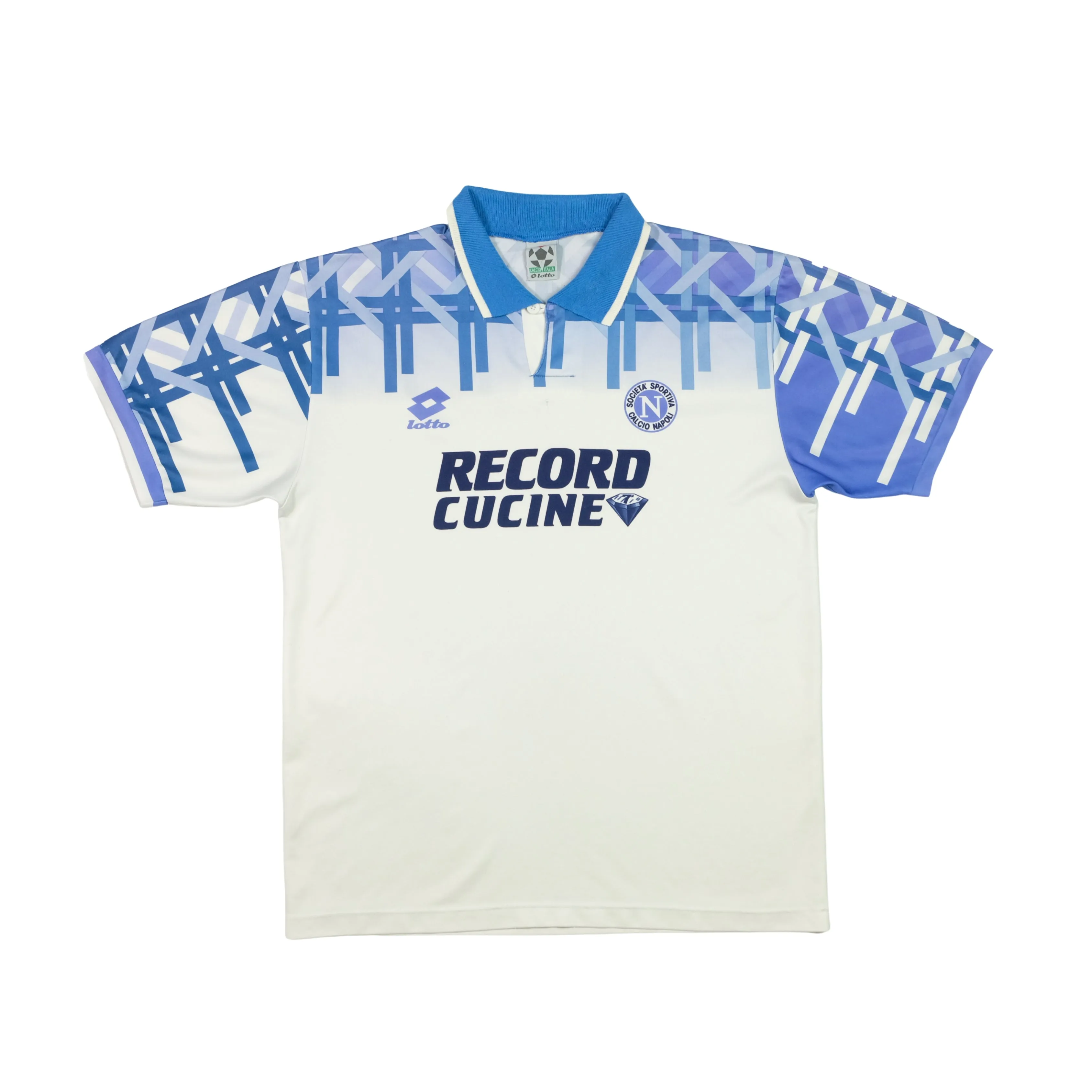 Napoli Italy Original 1994/1995/1996 Lotto Away Football Shirt Medium