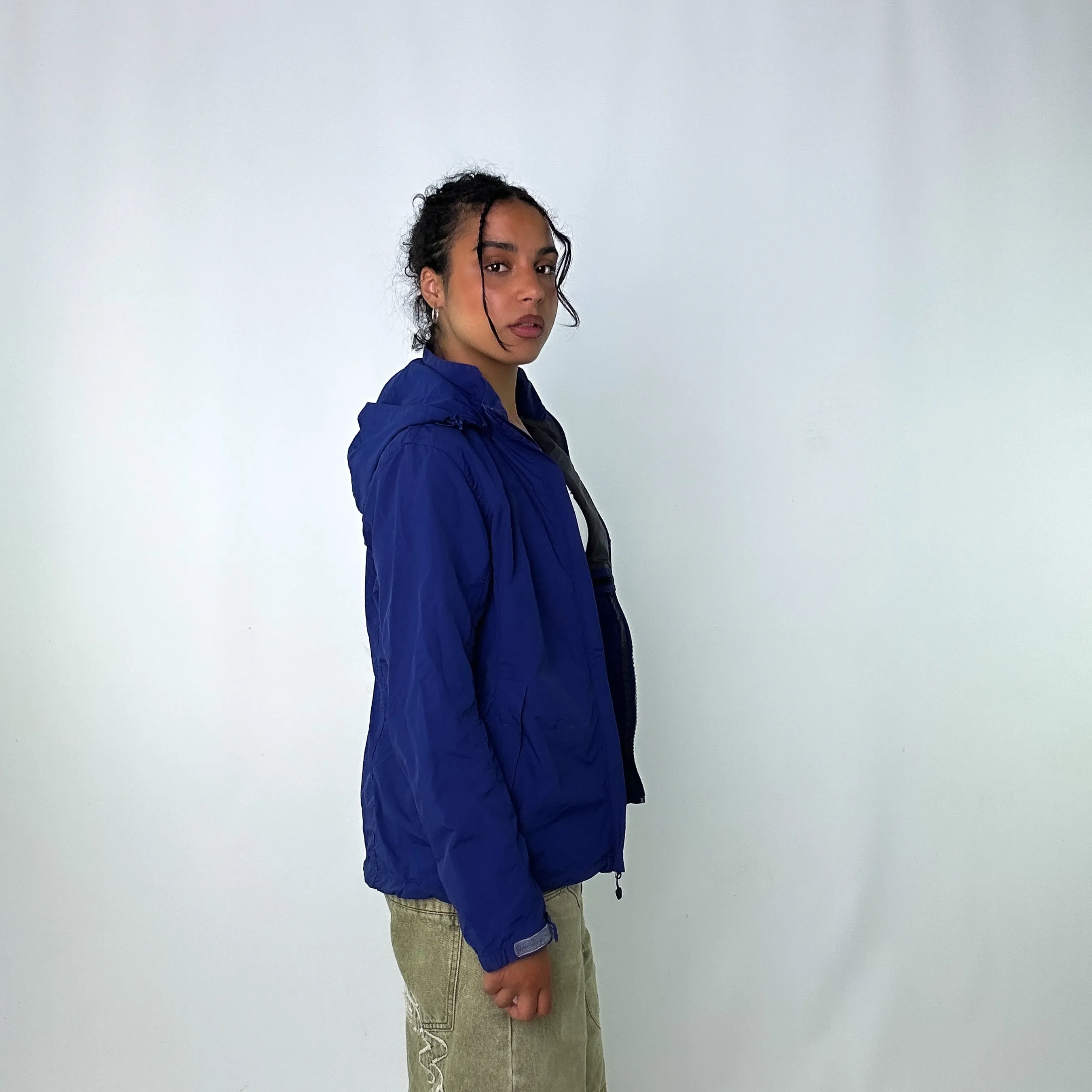 Navy Blue 90s The North Face Light Rain Jacket (L)