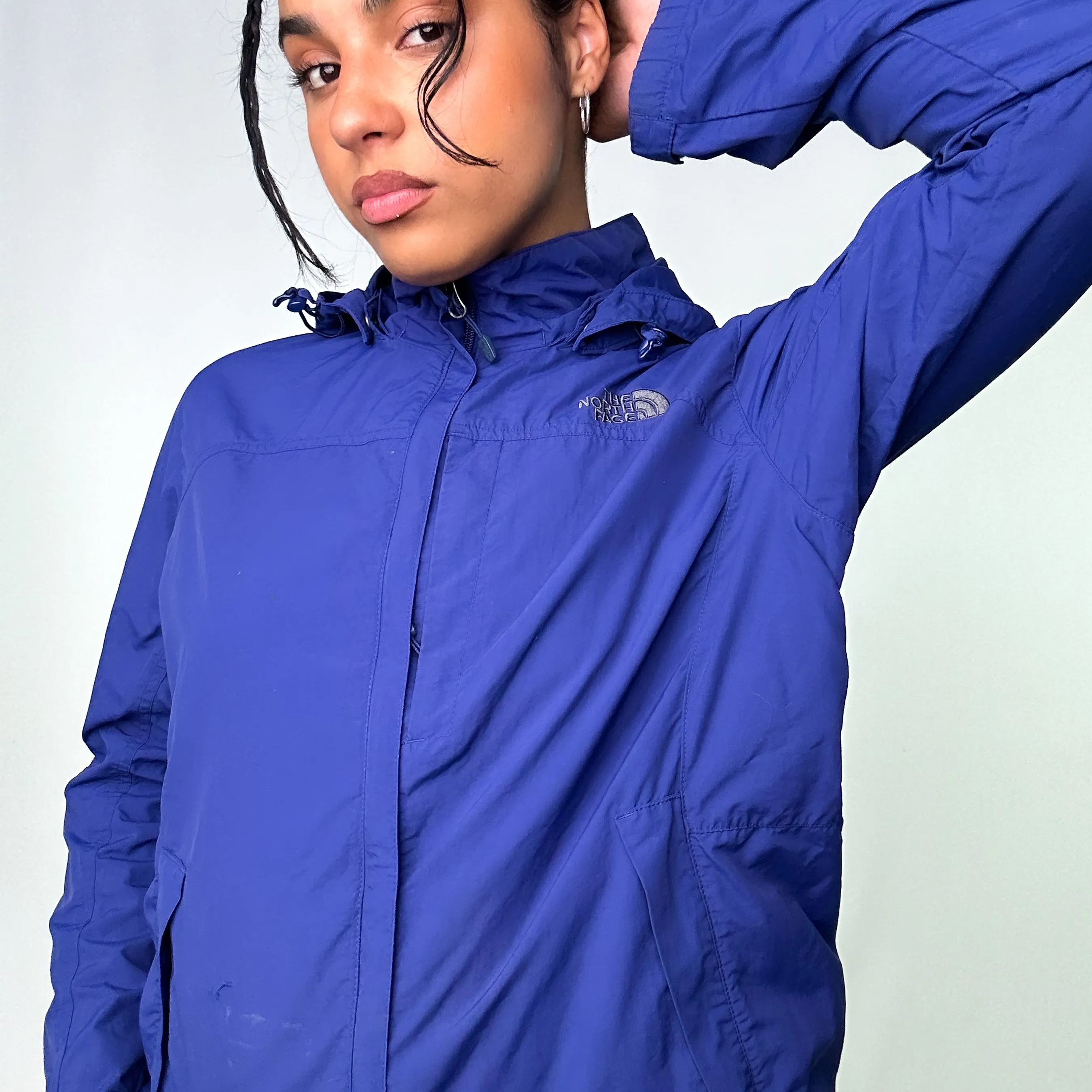 Navy Blue 90s The North Face Light Rain Jacket (L)