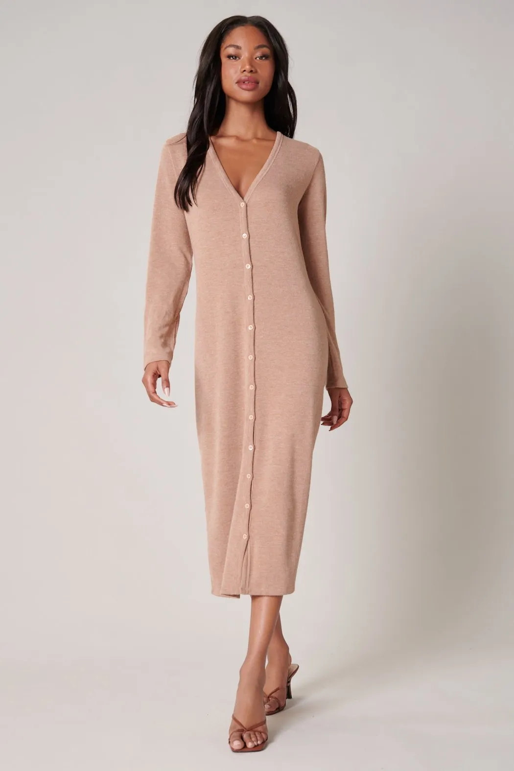 Neada Midi Cardigan Knit Dress
