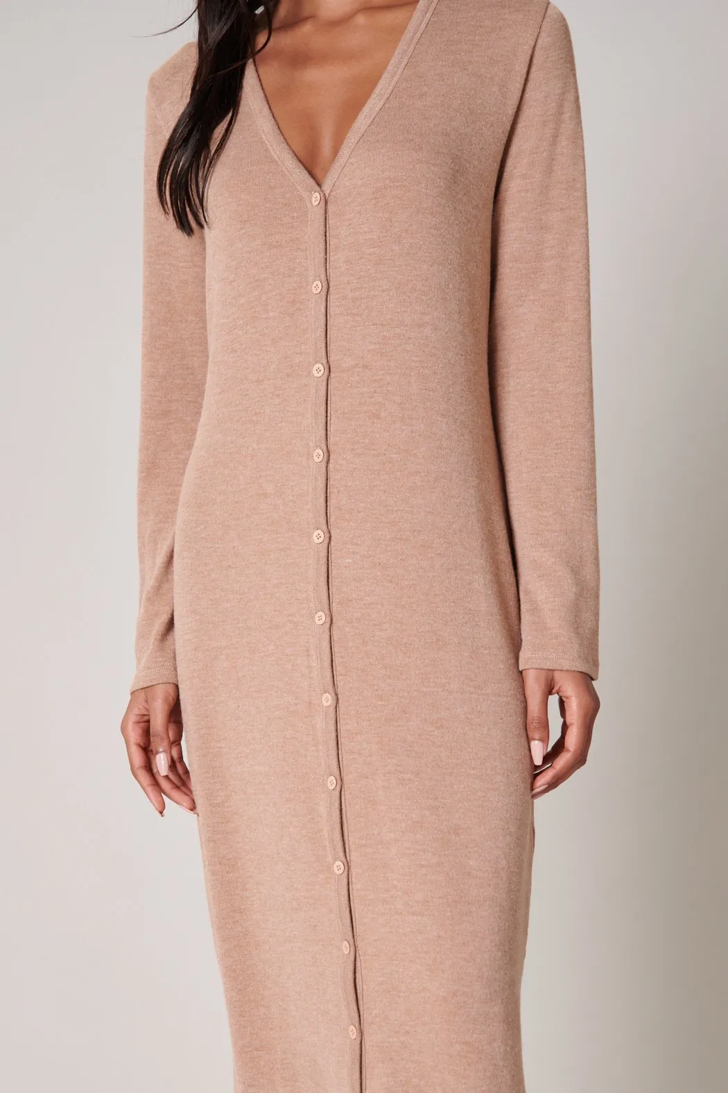 Neada Midi Cardigan Knit Dress