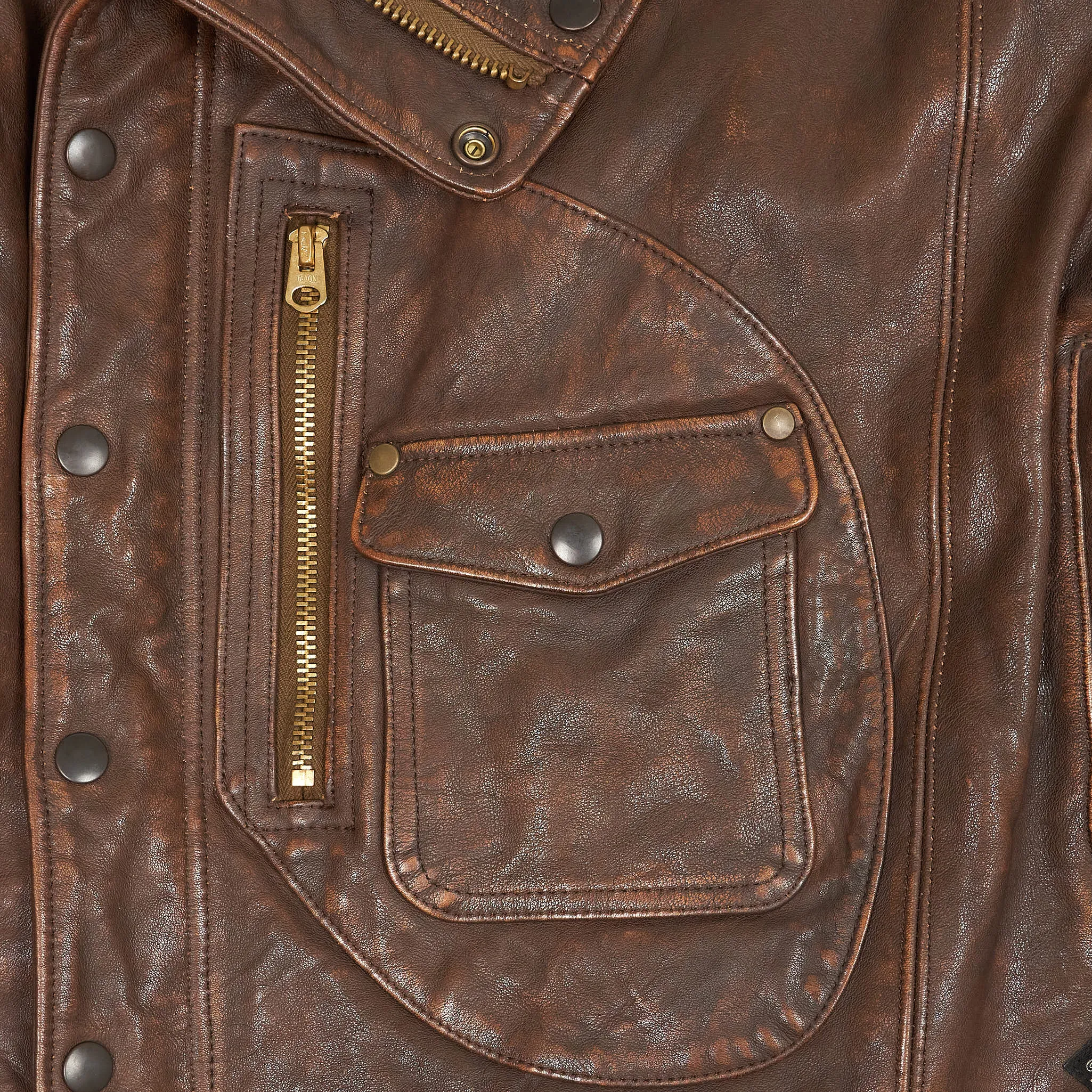 Neighborhood Aviation Leather Jacket