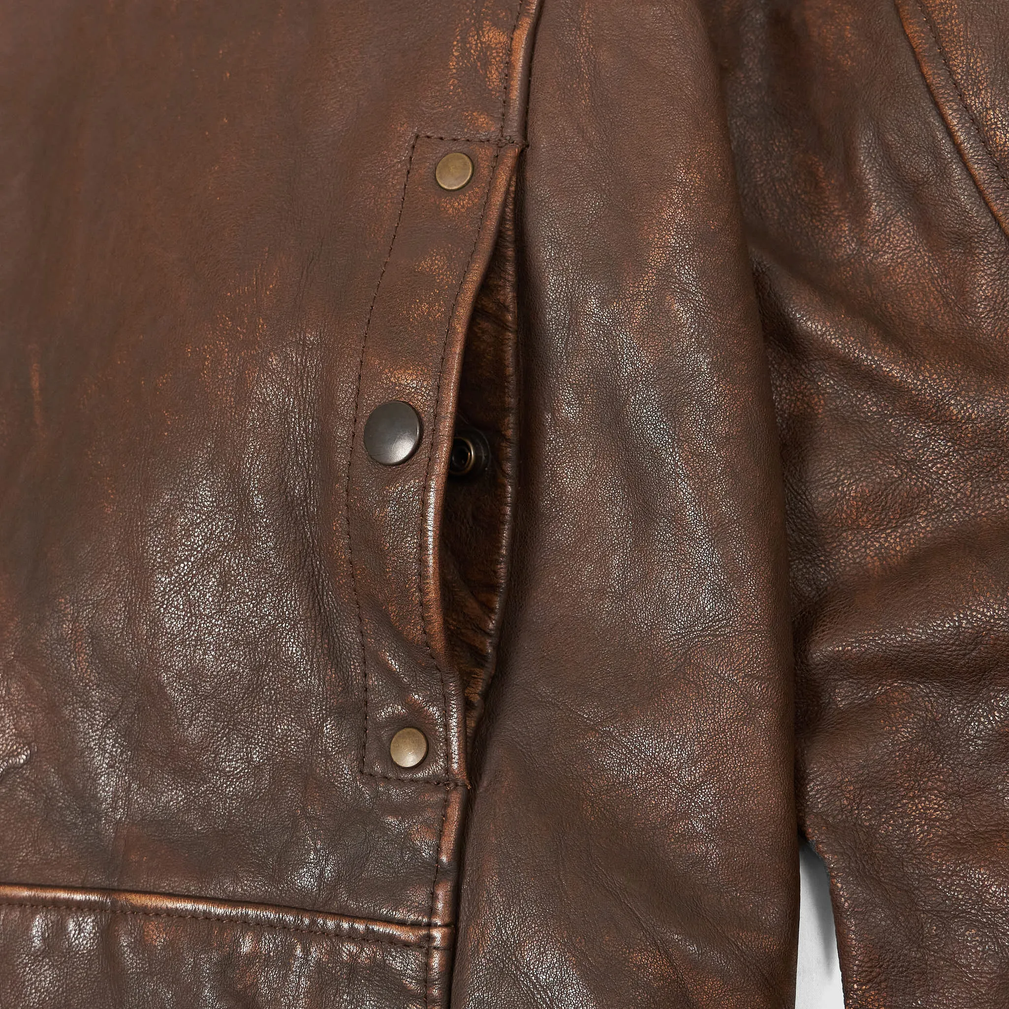 Neighborhood Aviation Leather Jacket