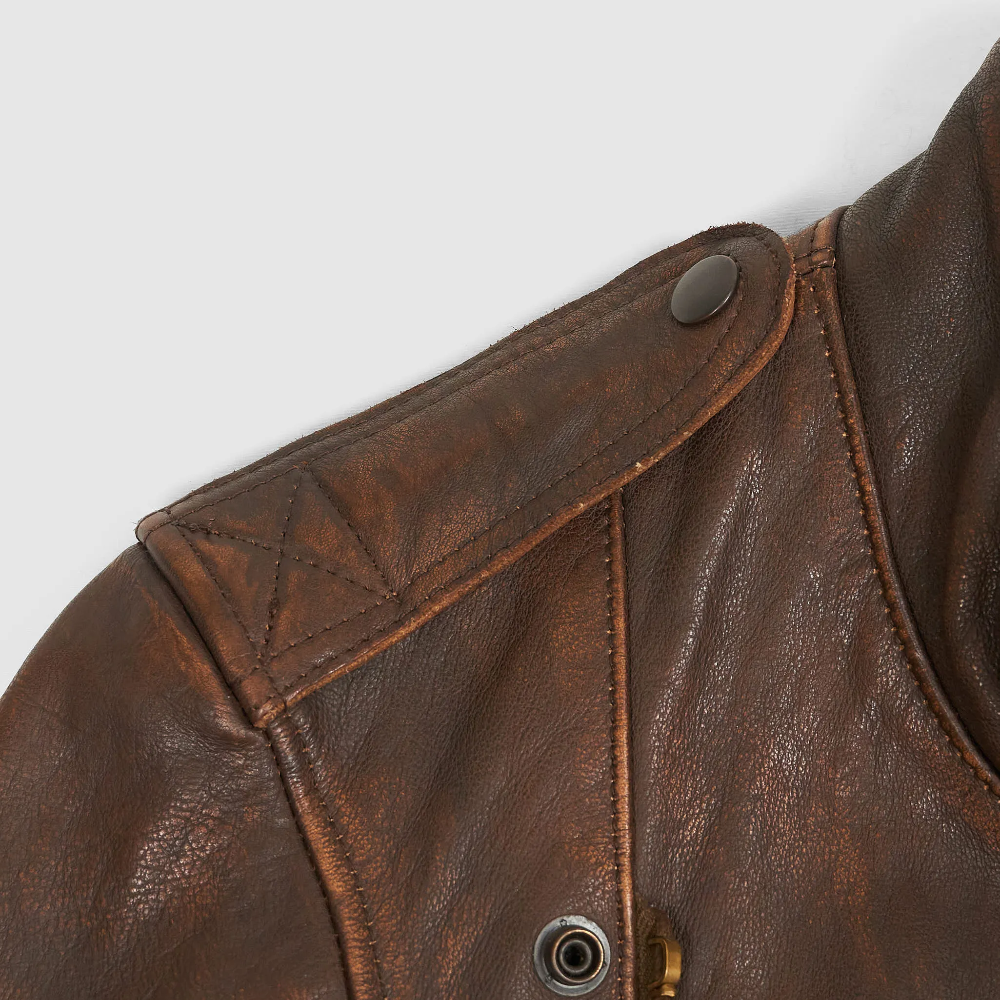 Neighborhood Aviation Leather Jacket