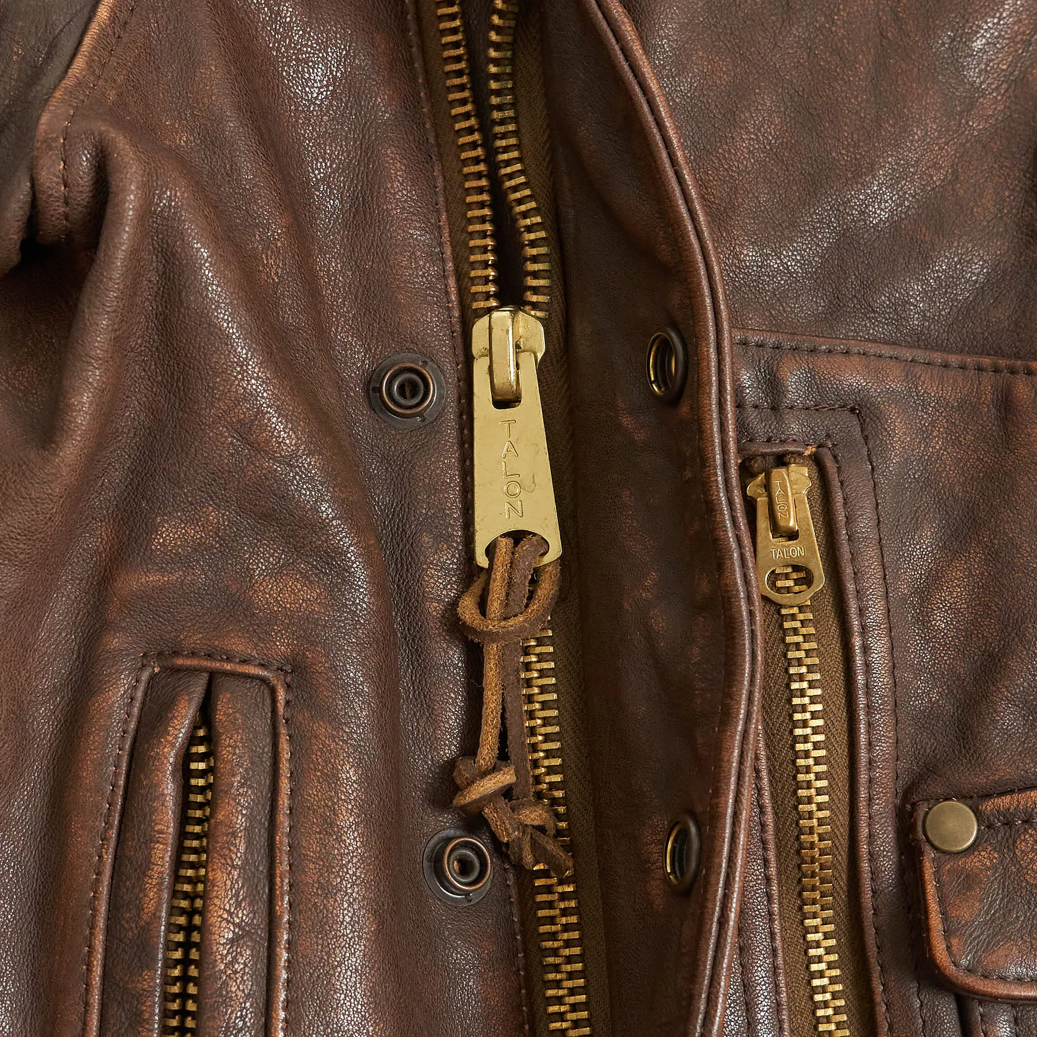 Neighborhood Aviation Leather Jacket