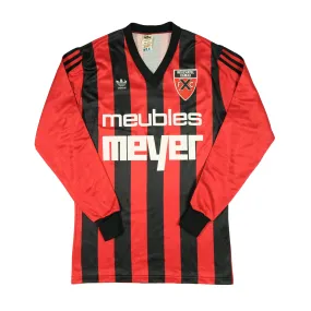 Neuchatel Xamax (Switzerland) Home Football Shirt 1988/1990 Adidas Medium